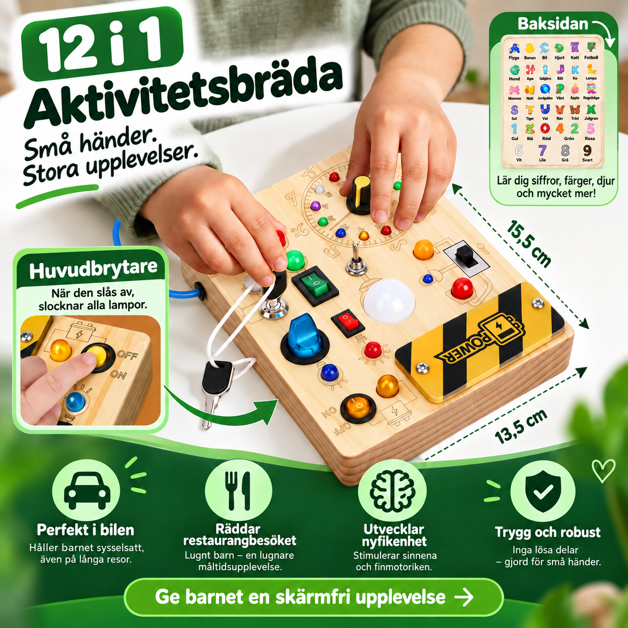 Geni™ – Superaktivitetsbräda för små upptäckare