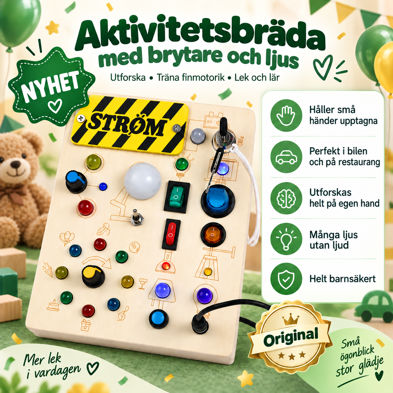 Geni™ – Superaktivitetsbräda för små upptäckare
