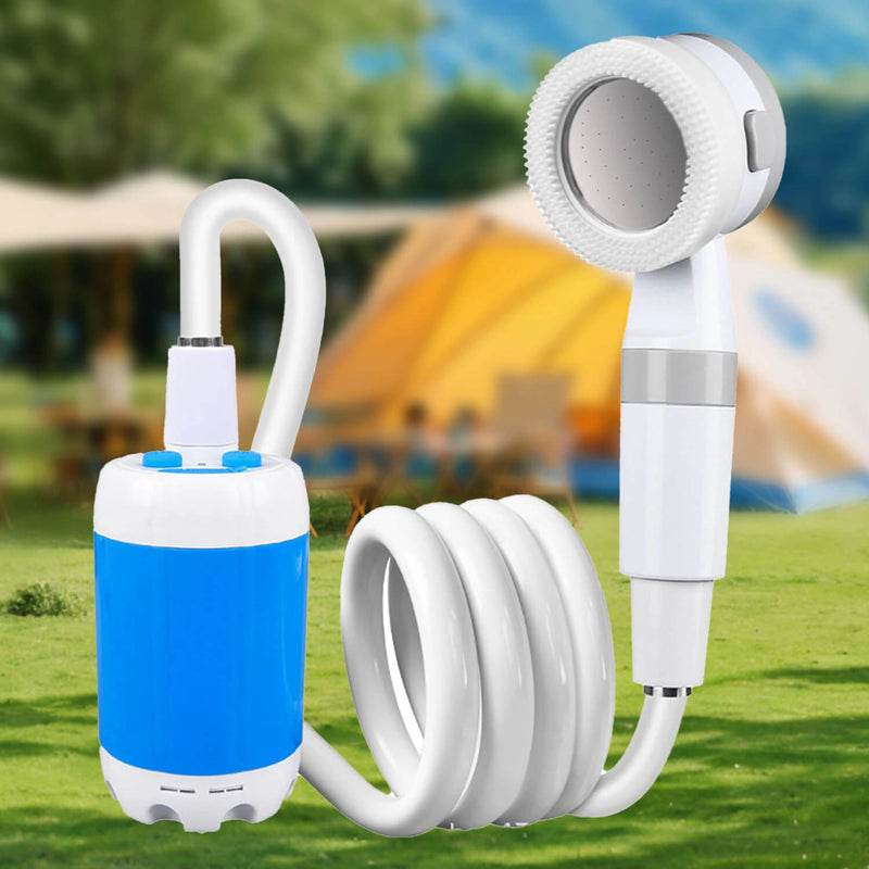 Mobilt Vattensystem: Kit med Slang & Munstycken för Trädgård, Dusch & Terrass