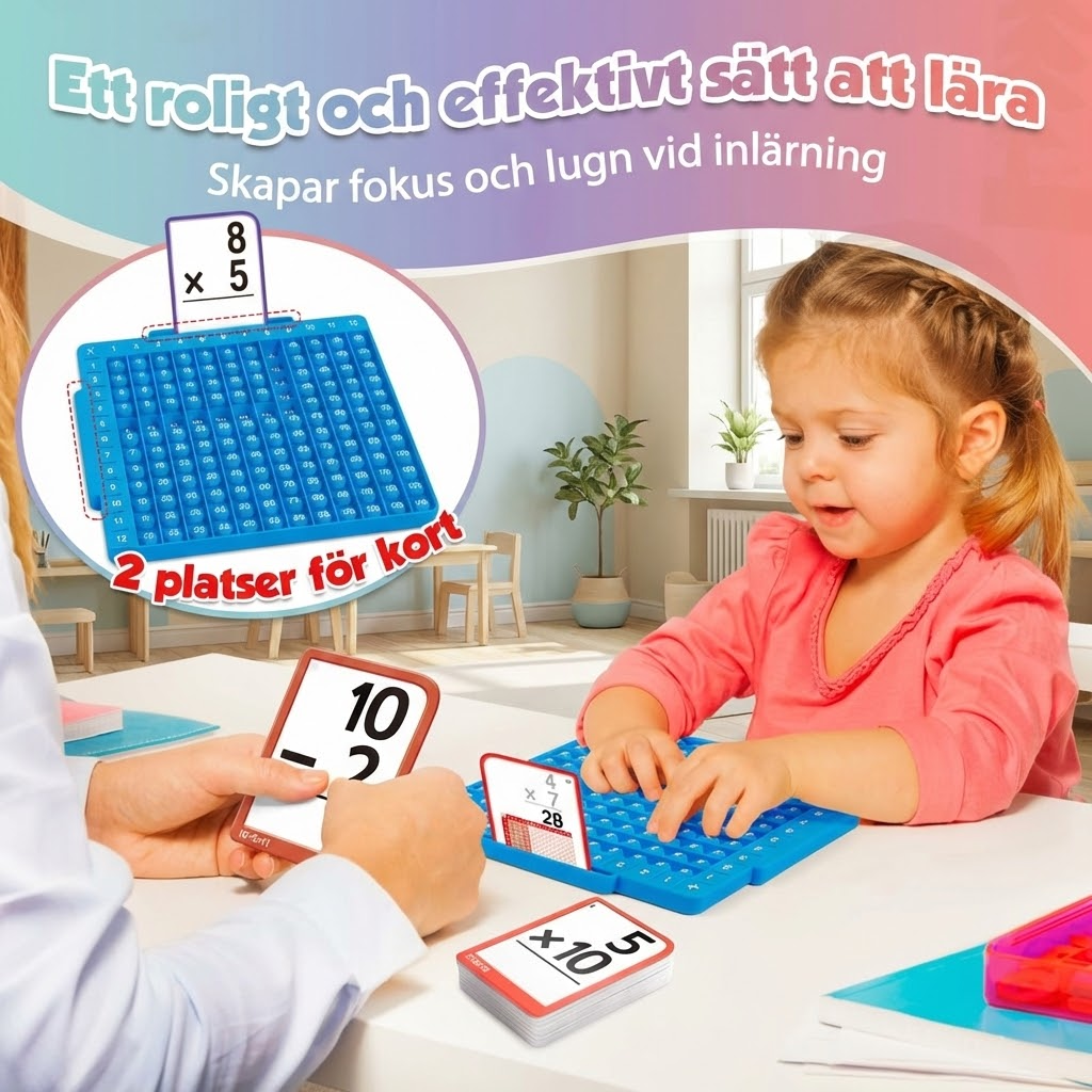 MatteTabellen™  Gör multiplikation synlig. Förstå – istället för att gissa.