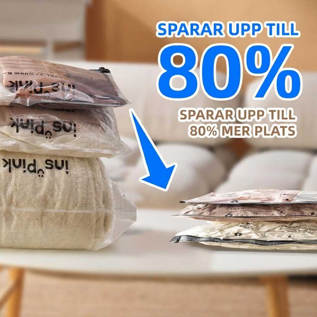 VacuGoPro™ 15 vakuumpåsar i tre storlekar + trådlös pump