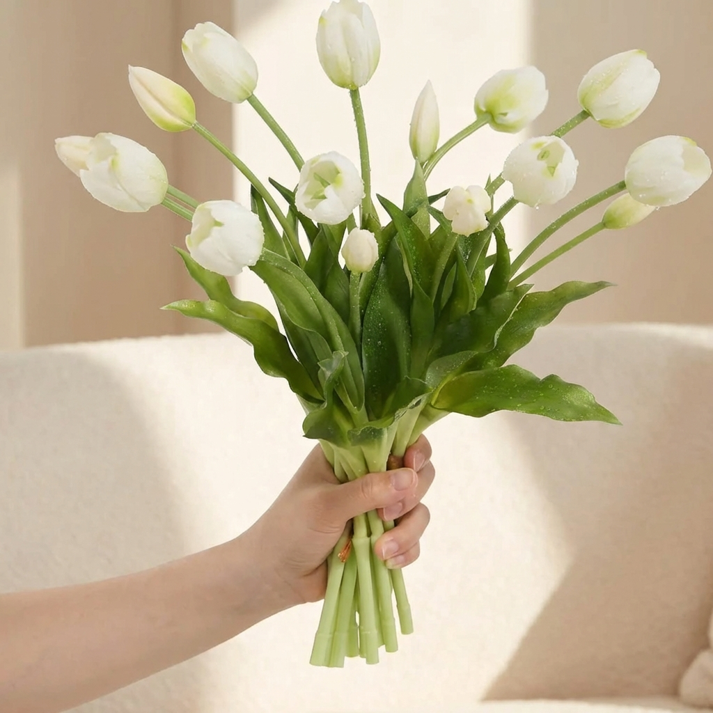 Vårblom™ – Naturtrogen Tulpanbukett