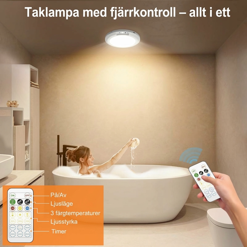 VELORA™ Sensor Taklampa (2-Pack)