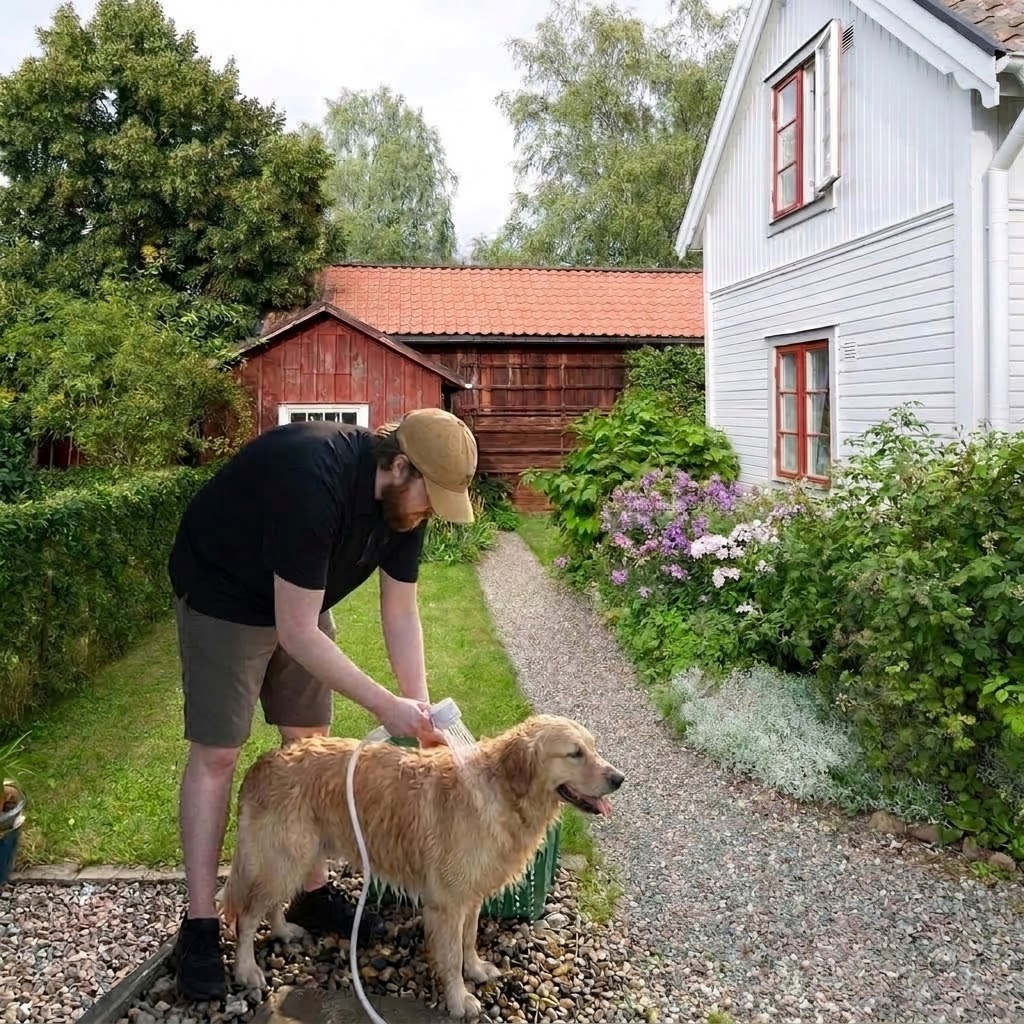 ScandiLife™ Portabel handkran med Slang & Munstycke