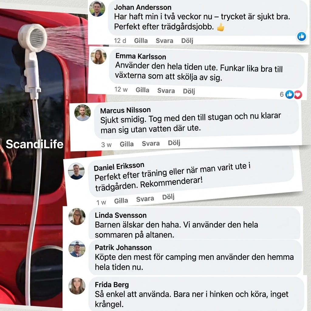 ScandiLife™ Portabel handkran med Slang & Munstycke