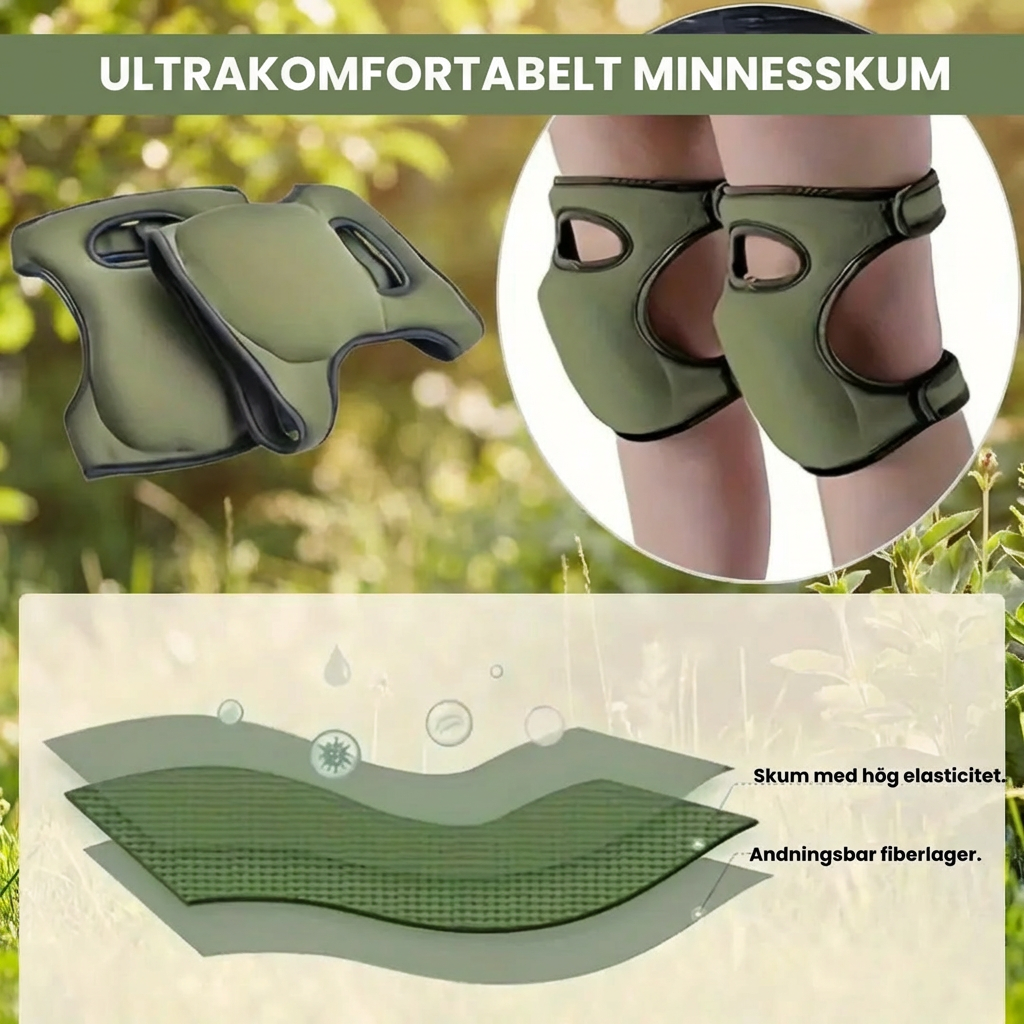 KnäSkydd Pro™ - Knäskydd för Trädgård – Extra Komfort & Stöd (2-Pack)