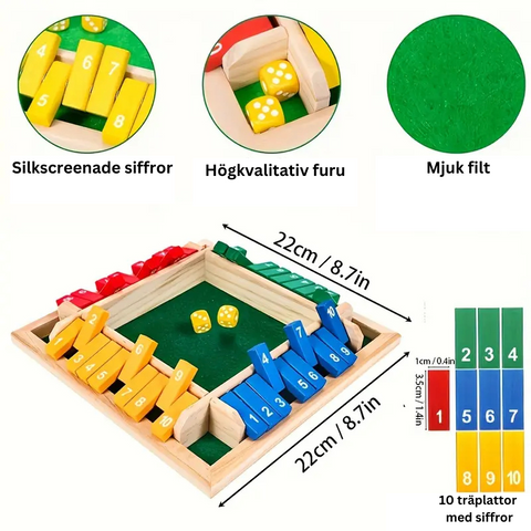 Shut The Box Brädspel