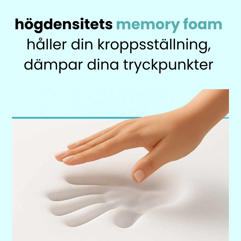 Avlastande™ Sittkudde – Lindrar smärta i ländrygg, höft & svanskota