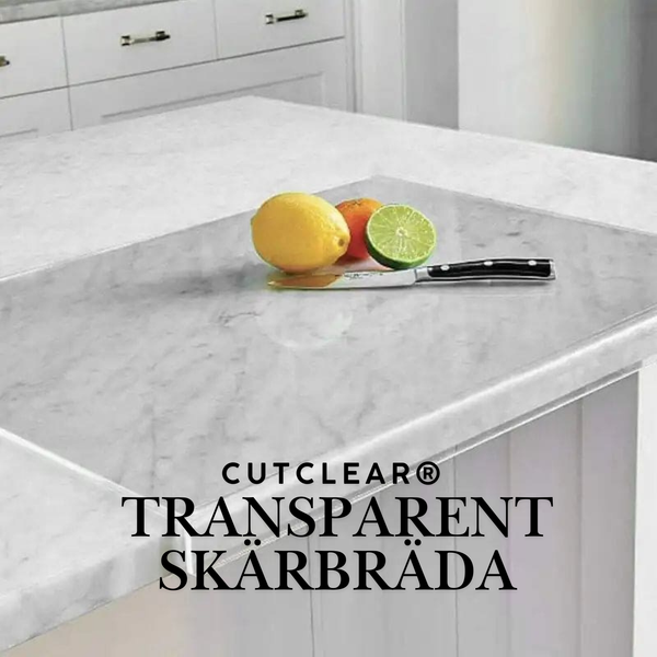 CUTCLEAR® Transparent Skärbräda Bakterieresistent och Lätt att Rengöra