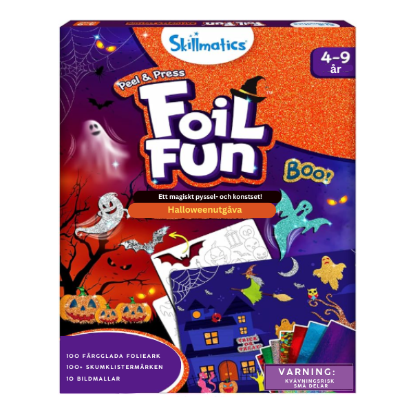 Foil Fun™ – Julpyssel utan kladd! 2-pack glittriga konst- & pysselkit för barn