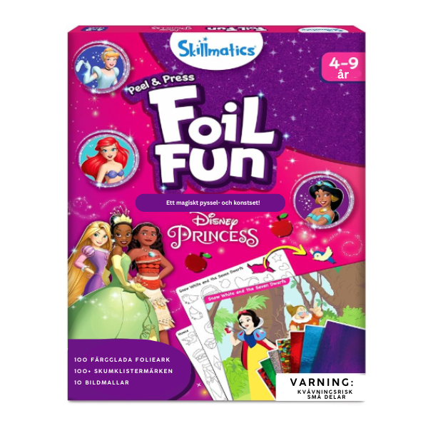 Foil Fun™ – Julpyssel utan kladd! 2-pack glittriga konst- & pysselkit för barn