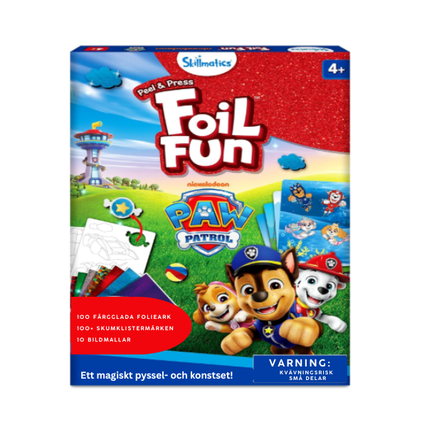 Foil Fun™ – Julpyssel utan kladd! 2-pack glittriga konst- & pysselkit för barn
