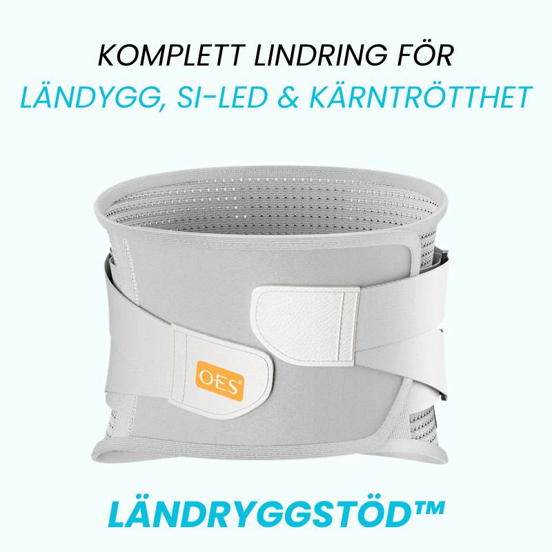 LändryggStöd™ – För dig med värk i nedre rygg och höft