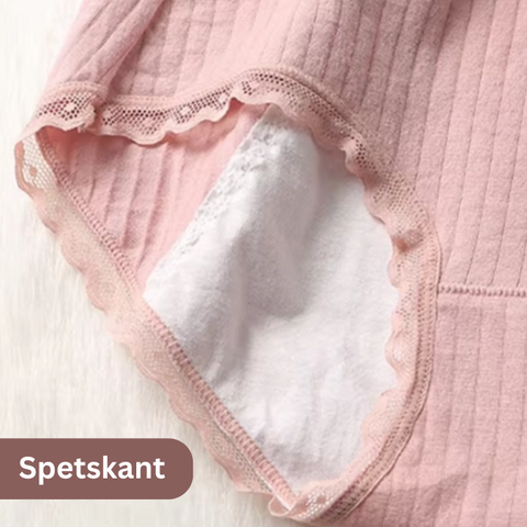 Bekväma Högmidjade Läckagesäkra Menstruationsunderkläder i Bomull