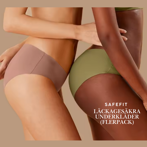 Läckagesäkra Ice Silk Sömlösa Periodunderkläder för Kvinnor