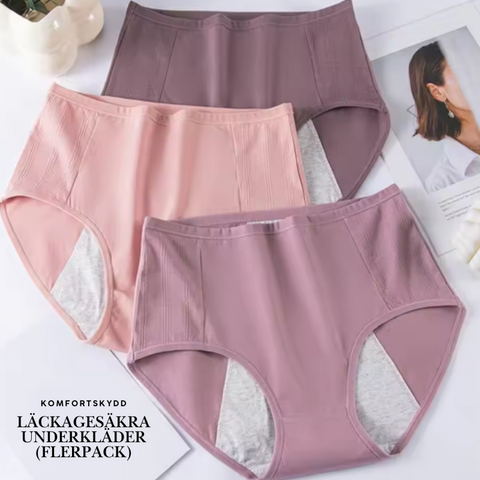 Läckagesäkra högmidjade butt-lifted mens trosor