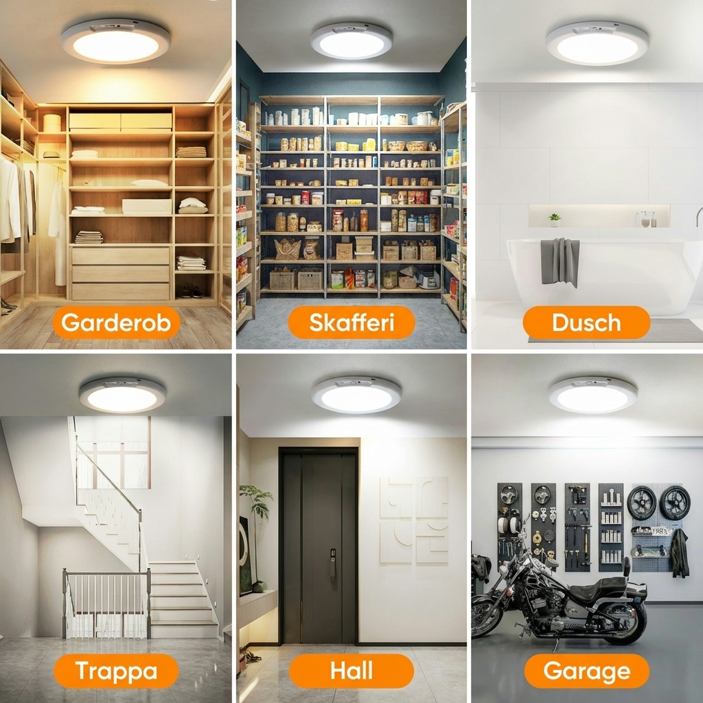 VELORA™ Sensor Taklampa (2-Pack)