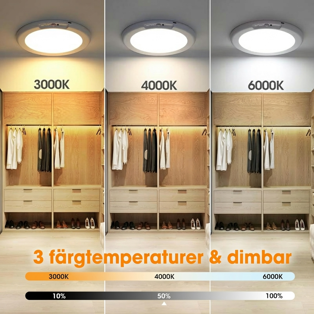 VELORA™ Sensor Taklampa (2-Pack)