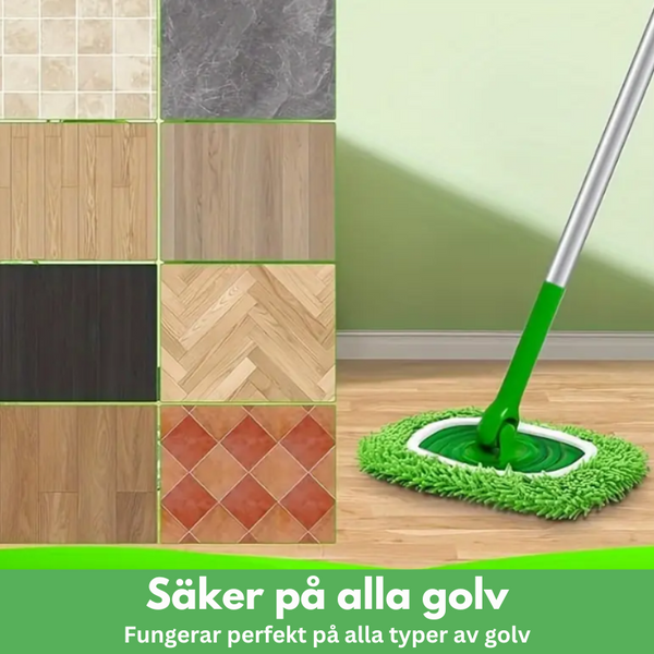 Återanvändbara mikrofibermoppdukar – kompatibla med Swiffer
