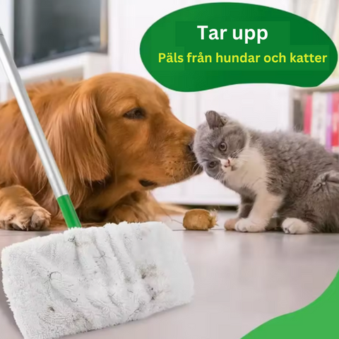 Återanvändbara mikrofibermoppdukar – kompatibla med Swiffer