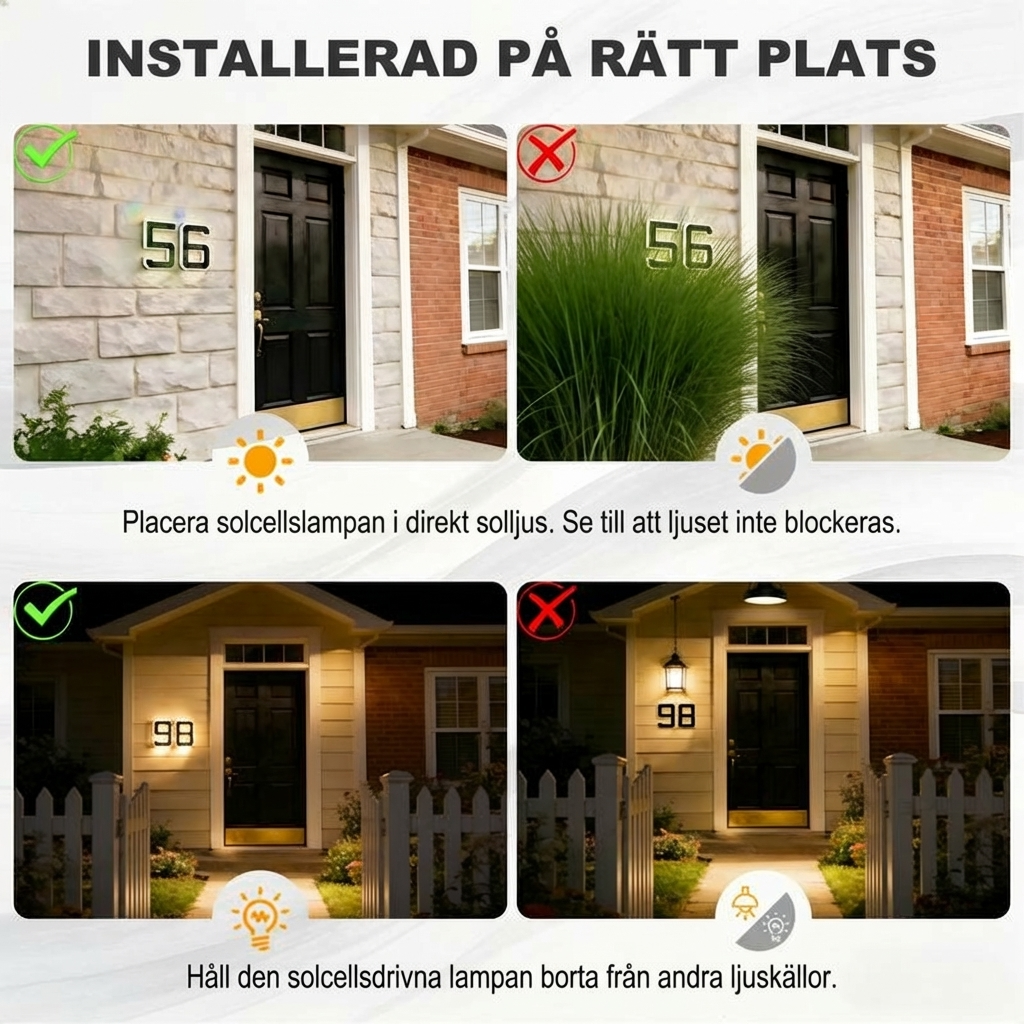 Entrux™ – Solcellsdriven belysning med sensor & enkel montering