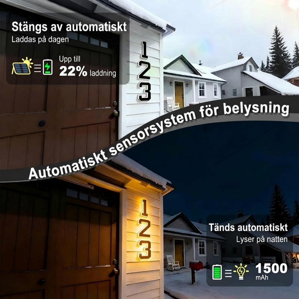 Entrux™ – Solcellsdriven belysning med sensor & enkel montering