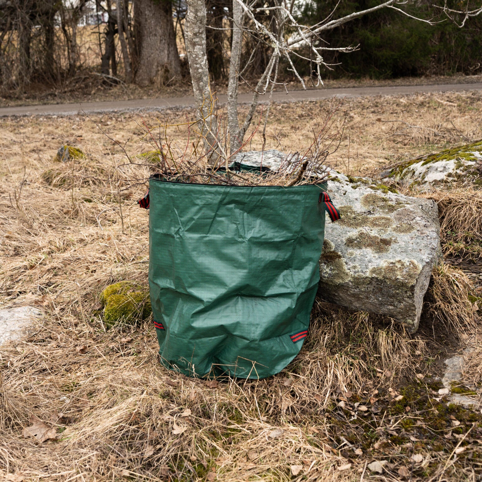 ScandiBag™ – 2 St Extra Stor Trädgårdssäck med lock (270L)