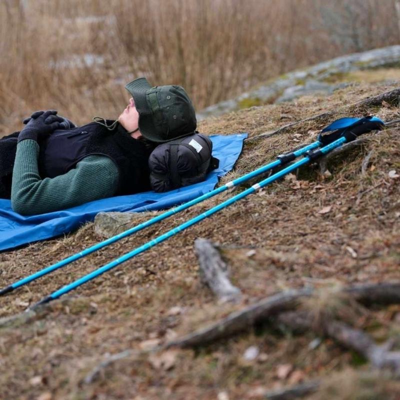 Lättvikts Vandringstavar – Fällbara med 4 Olika Grepp för Alla Underlag