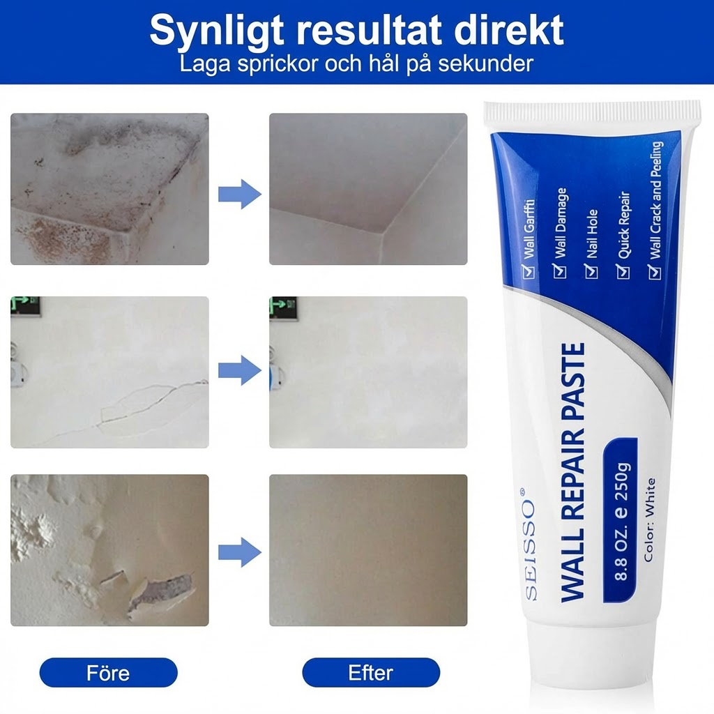 SnabbSpackel™ Fixa väggen själv – snabbt och smidigt (2-Pack)