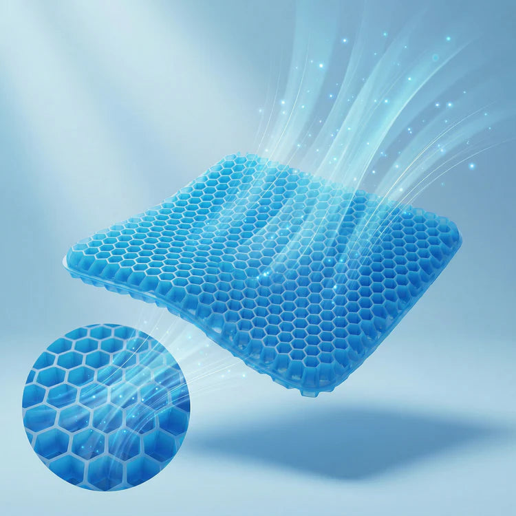 Smärtlindrande gelkudde för rygg, höfter & svanskota