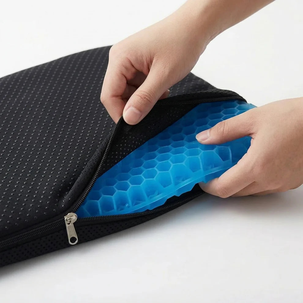 Smärtlindrande gelkudde för rygg, höfter & svanskota