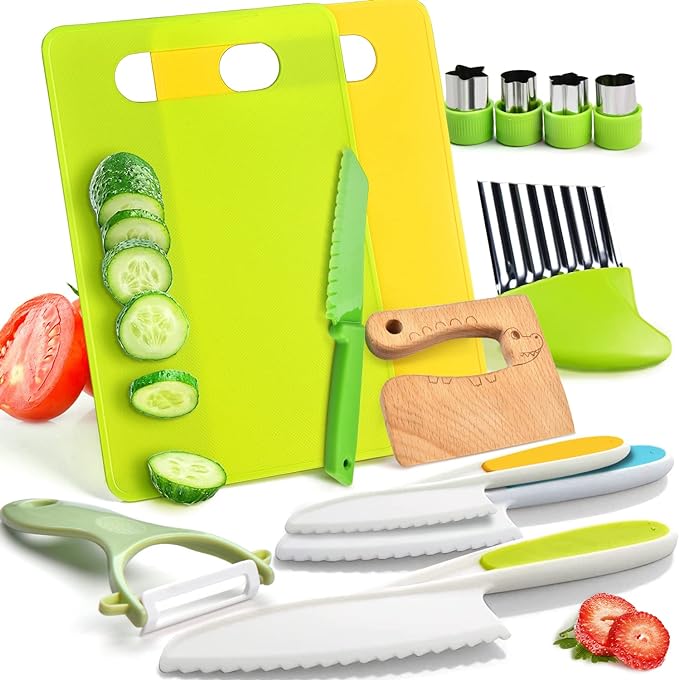 SafeSlice-Set, Det säkra kökssatsen för unga kockar (13 delar)