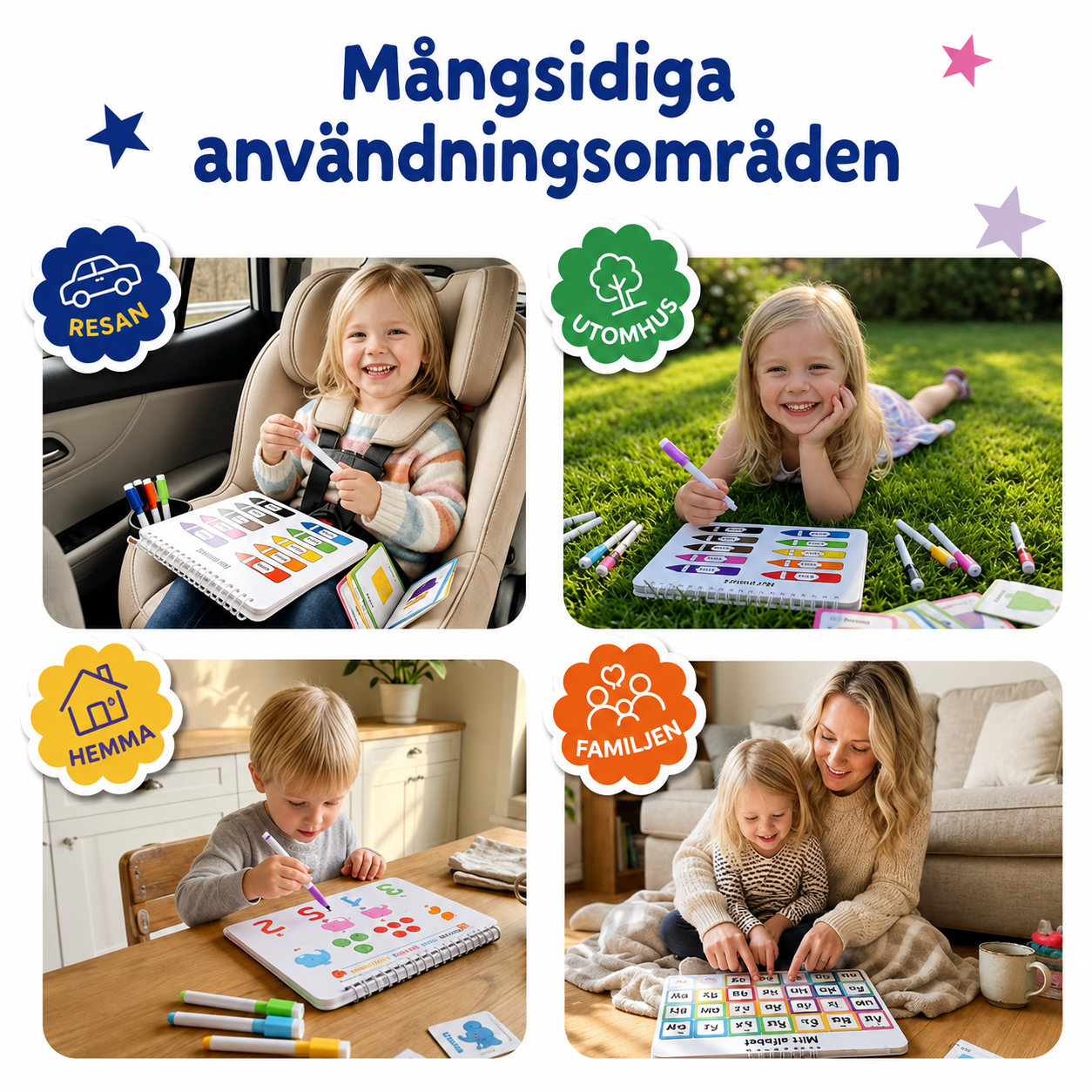 Min Upptäckarbok™ – 30 roliga och utvecklande aktiviteter | Nyhet i Sverige