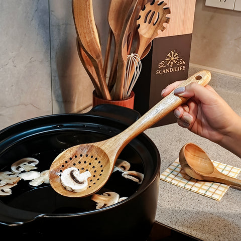 ScandiLife™ Naturligt Vackert Köksset (10 st)