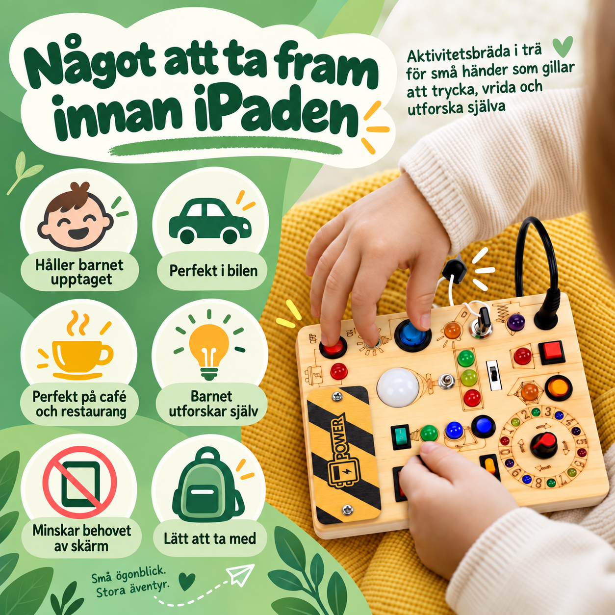 Geni™ – Superaktivitetsbräda för små upptäckare