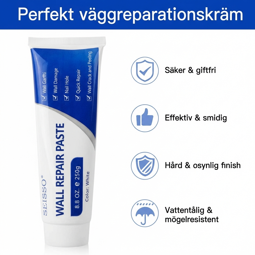 SnabbSpackel™ Fixa väggen själv – snabbt och smidigt (2-Pack)