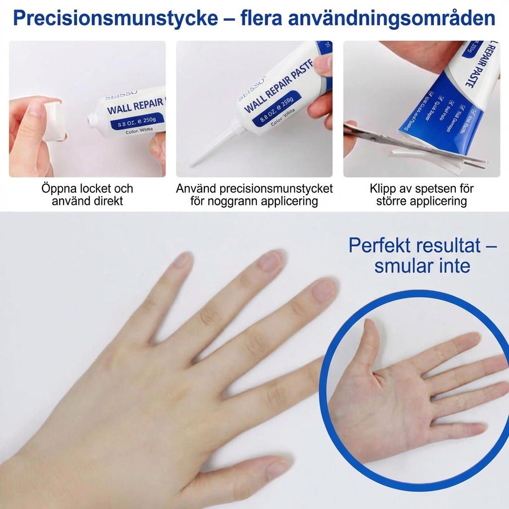 SnabbSpackel™ Fixa väggen själv – snabbt och smidigt (2-Pack)