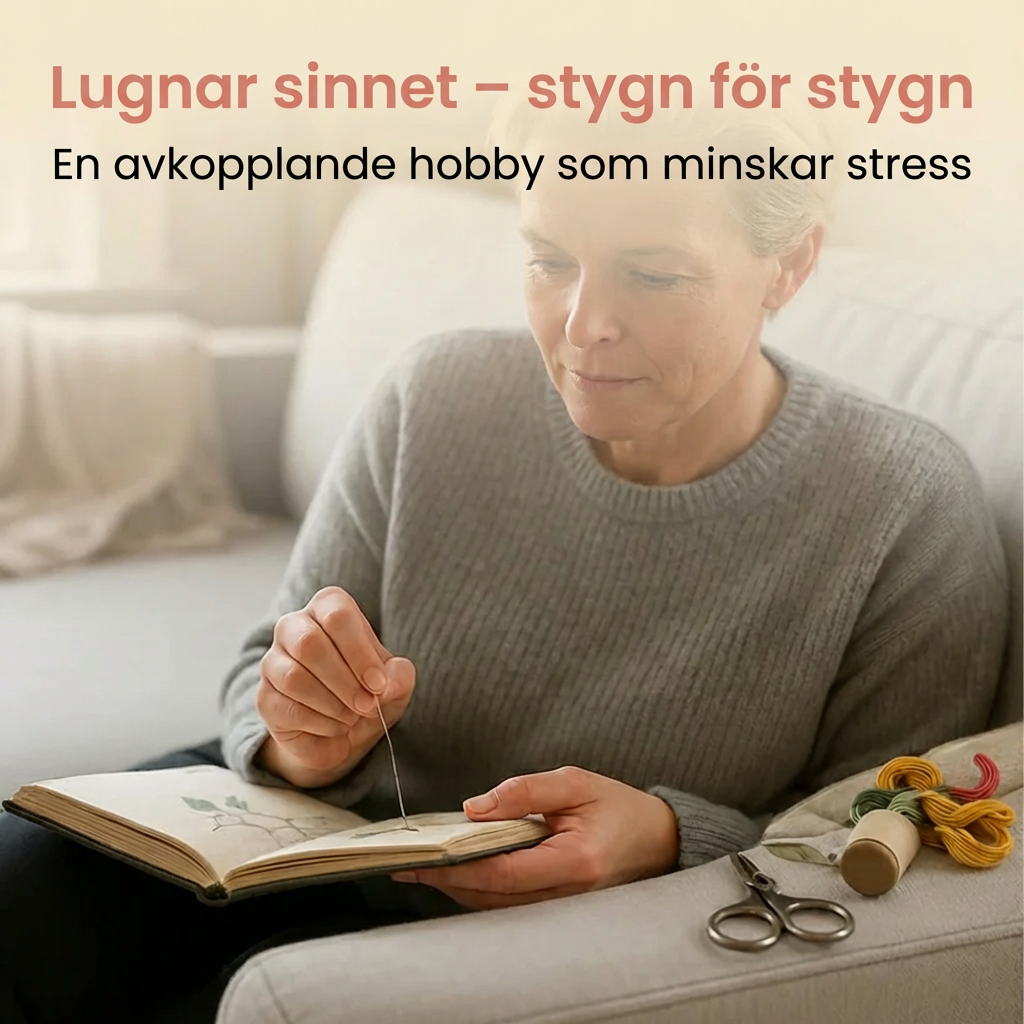 StygnBiblioteket™ Lär dig brodera steg för steg – komplett kit ingår