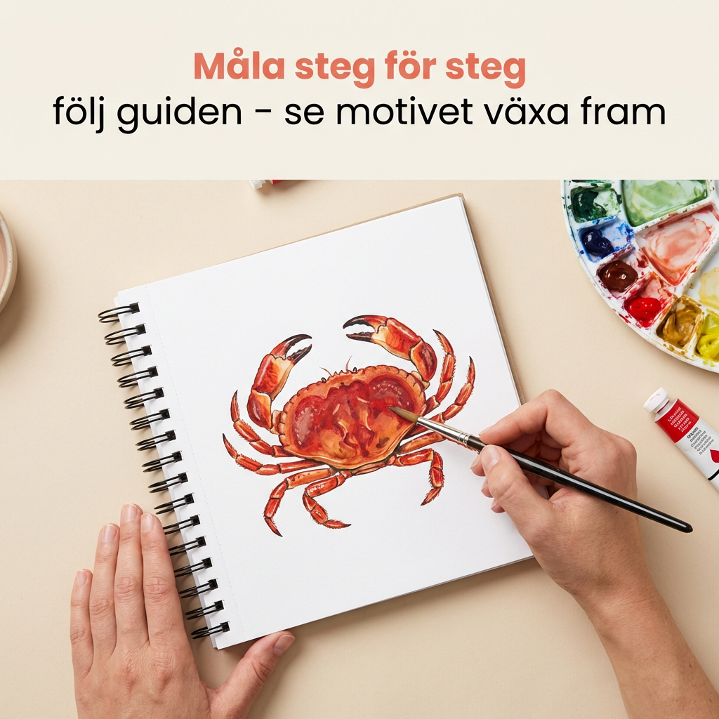 Akvarellmålarbok för avkoppling